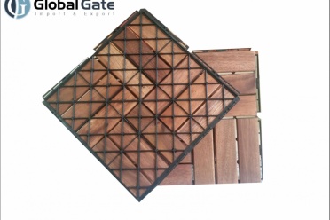 300 x 300 x 19 mm Acacia Wood Deck Tiles